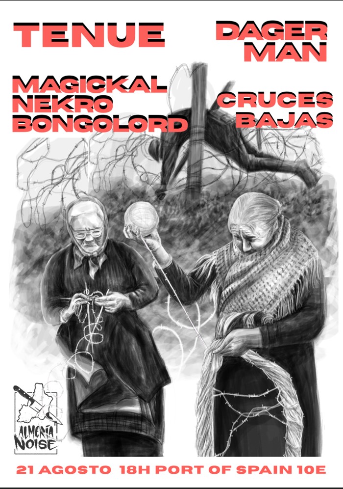 Tenue + Dagerman + Magickal Nekrobongolord + Cruces Bajas